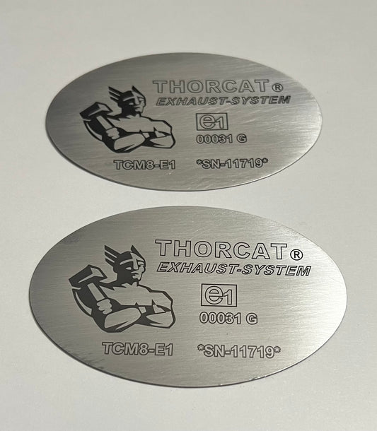Plakette Oval